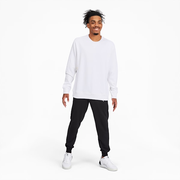 Jump Hook Men's Crewneck Sweatshirt, Puma White, extralarge