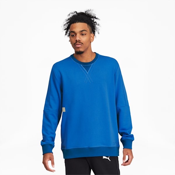 Jump Hook Men's Crewneck Sweatshirt, Palace Blue, extralarge