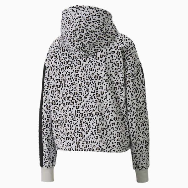 Sudadera Classics Cropped para Mujer, Vaporous Gray-animal, extralarge