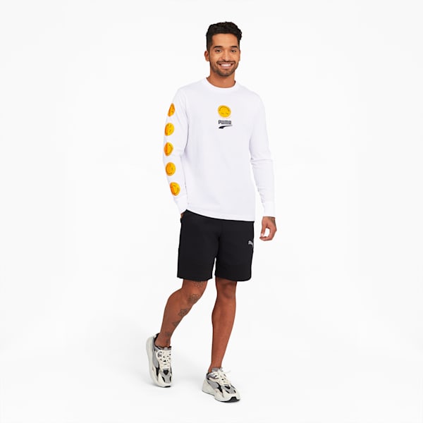 PUMA Club Men's Long Sleeve Tee, Puma White, extralarge