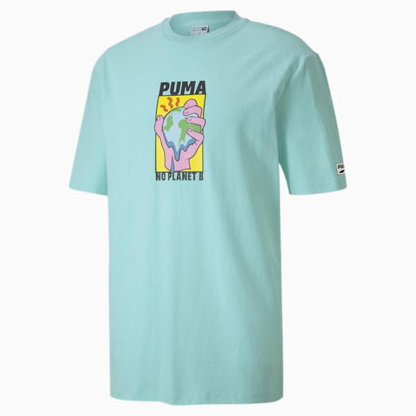 Downtown Graphic Men's T-Shirt, ARUBA BLUE, extralarge-AUS