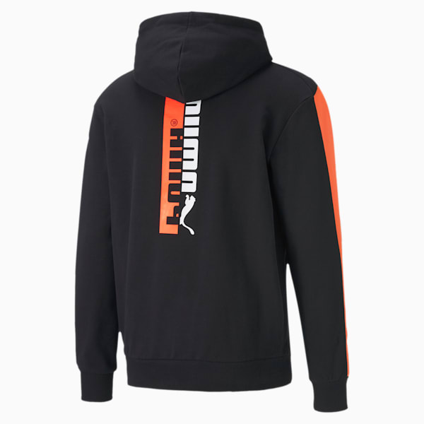Black puma hoodie mens sale