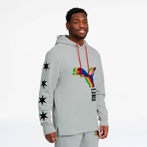 PUMA x FASHION GEEK All Star Game Men's Hoodie, Gray Violet, extralarge