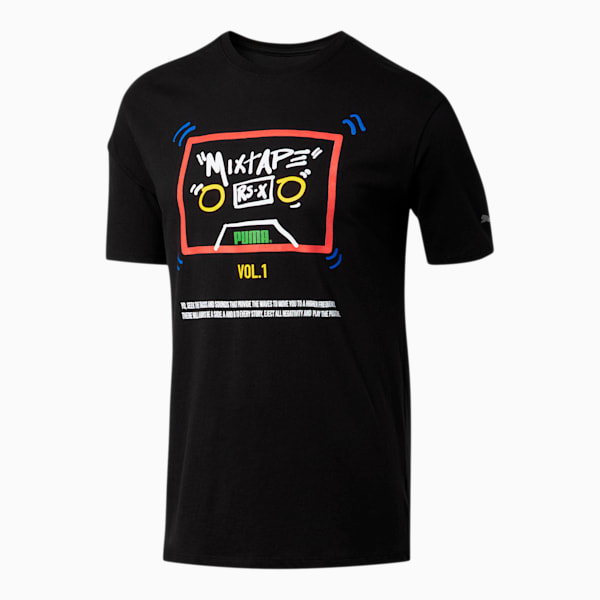 PUMA x MIXTAPE Men's Tee, Puma Black, extralarge