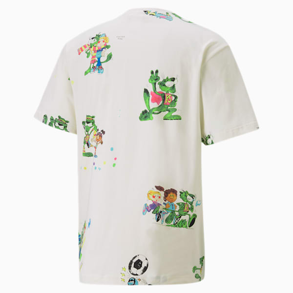 PUMA x KIDSUPER STUDIOS Men's Tee, Whisper White-AOP, extralarge