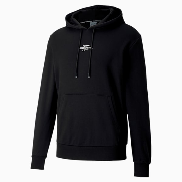 Avenir Men's Graphic Hoodie, Puma Black, extralarge