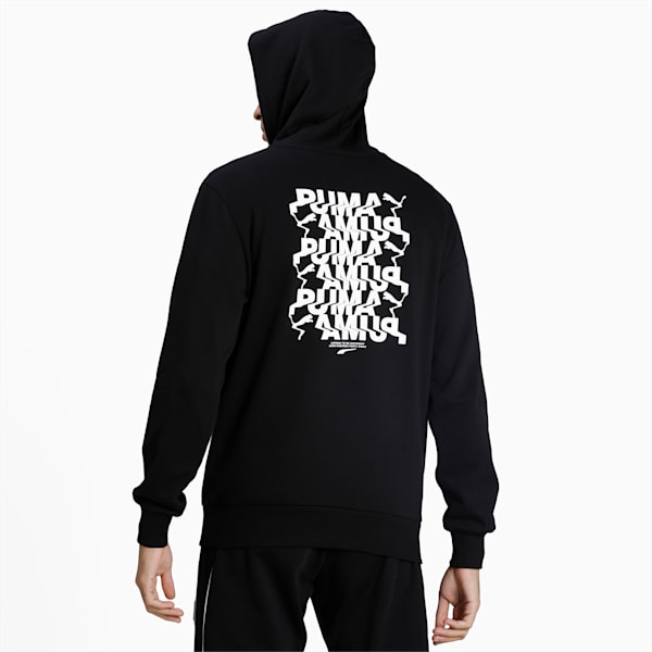 Avenir Men's Graphic Hoodie, Puma Black, extralarge