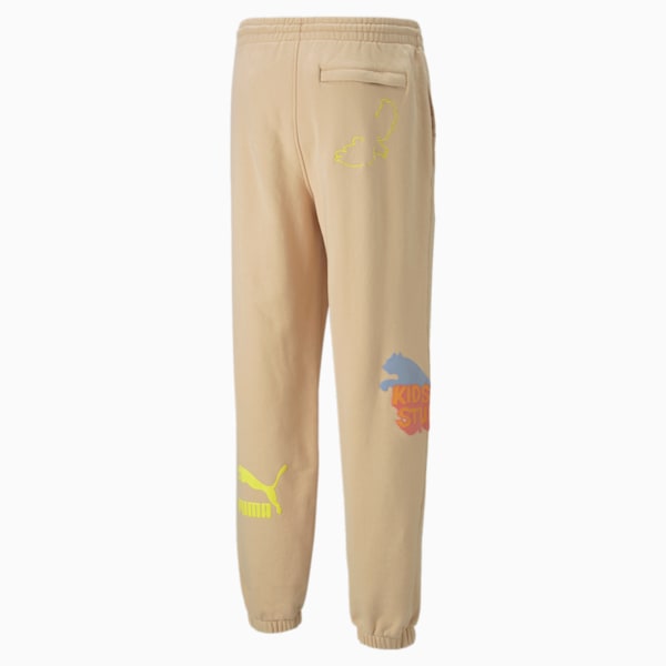 PUMA x KIDSUPER Men's Sweatpants, Honey Peach, extralarge-IND