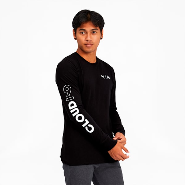 PUMA x CLOUD9 Level Up Men's Long Sleeve Tee, Puma Black, extralarge