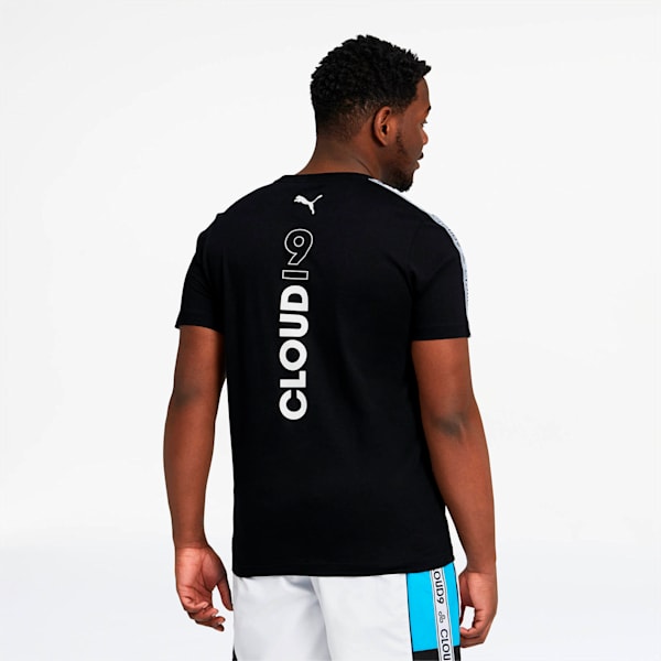 PUMA x CLOUD9 Men's Tape Tee, Cotton Black, extralarge