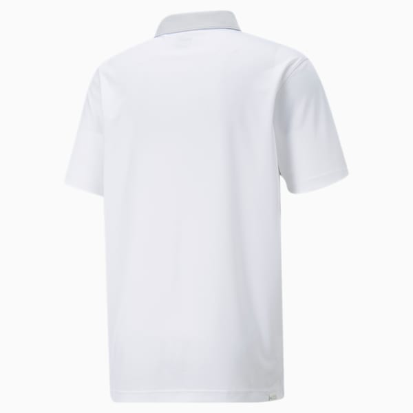 Gamer Men's Golf Polo Shirt, Bright White-High Rise