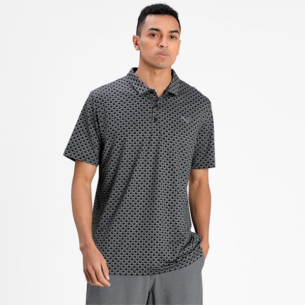 MATTR Roar Men's Polo, Puma Black, extralarge