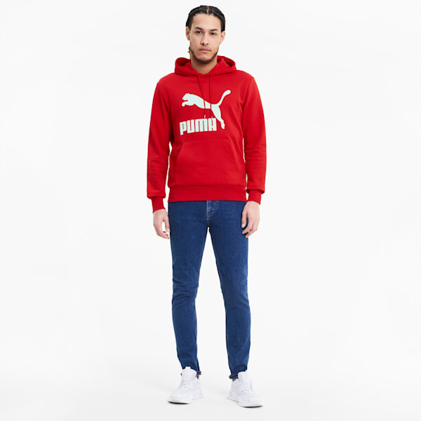 Classics Logo Men's Hoodie, High Risk Red, extralarge-IND