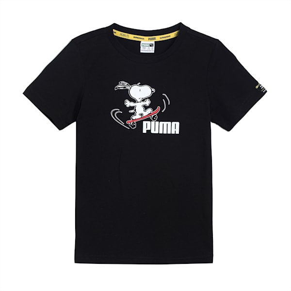 PUMA x PEANUTS Kids' T-Shirt, Puma Black