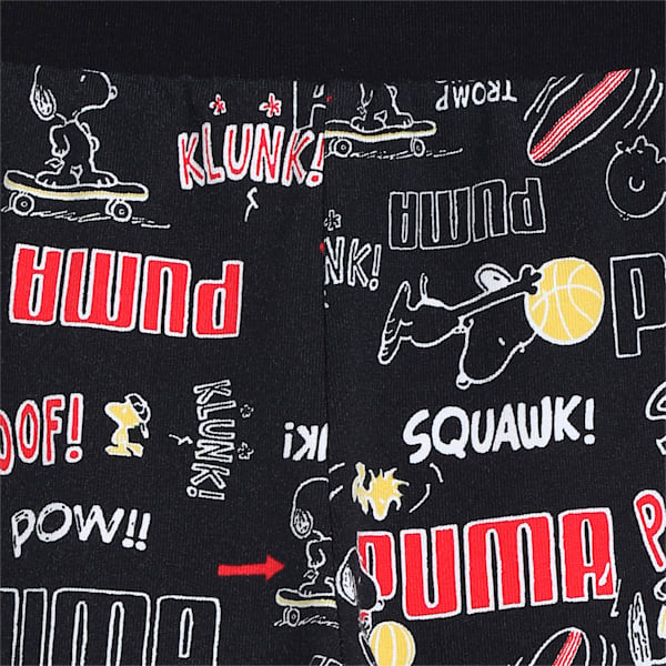 PUMA x PEANUTS Kids' Leggings, Puma Black-AOP, extralarge-IND