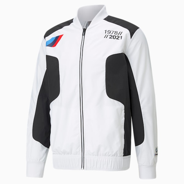 BMW M Motorsport Street Men's Woven Jacket, Puma White