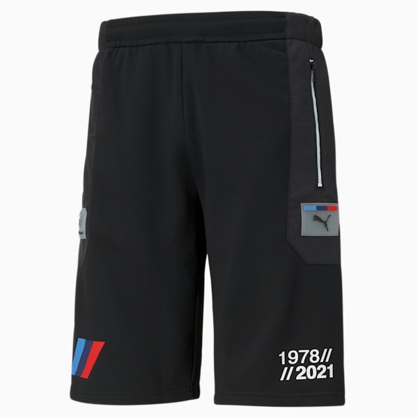 BMW M Motorsport Street Men's Sweat Shorts, Puma Black, extralarge