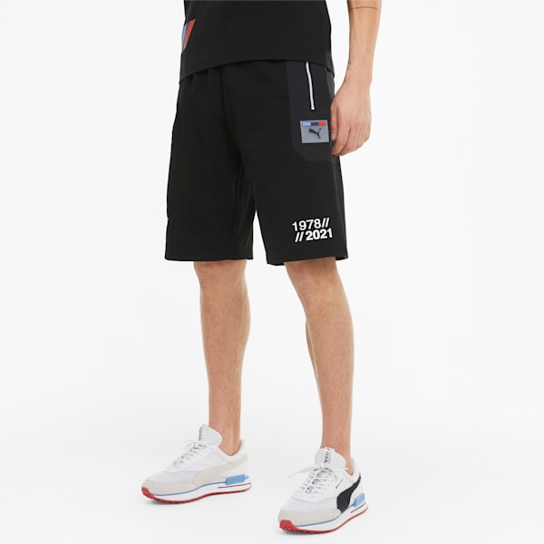 BMW M Motorsport Street Men's Sweat Shorts, Puma Black, extralarge