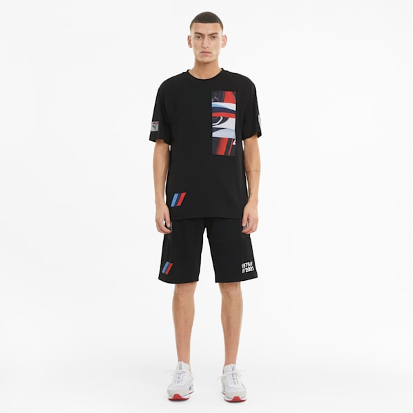 BMW M Motorsport Street Men's Sweat Shorts, Puma Black, extralarge