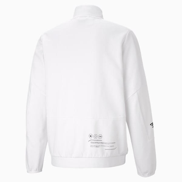 BMW M Motorsport RCT Men's Sweat Jacket, Puma White, extralarge