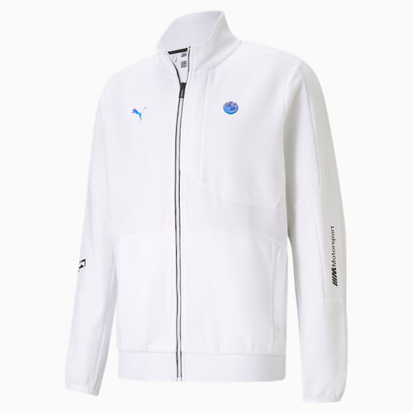 BMW M Motorsport RCT Men's Sweat Jacket, Puma White, extralarge