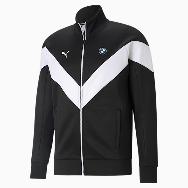 BMW M Motorsport MCS Men's Track Jacket, Puma Black, extralarge-IND