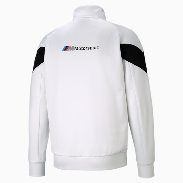 BMW M Motorsport Men's MCS Track Jacket, Puma White, extralarge