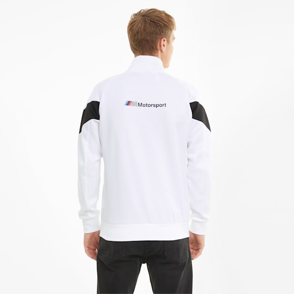 BMW M Motorsport Men's MCS Track Jacket, Puma White, extralarge