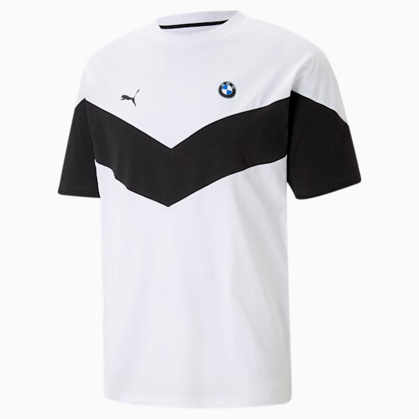 BMW M Motorsport MCS Men's  T-shirt, Puma White, extralarge-IND