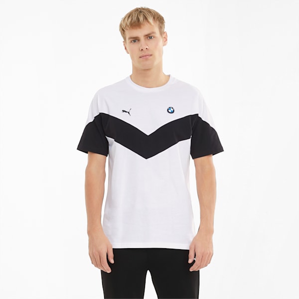 BMW M Motorsport MCS Men's  T-shirt, Puma White, extralarge-IND