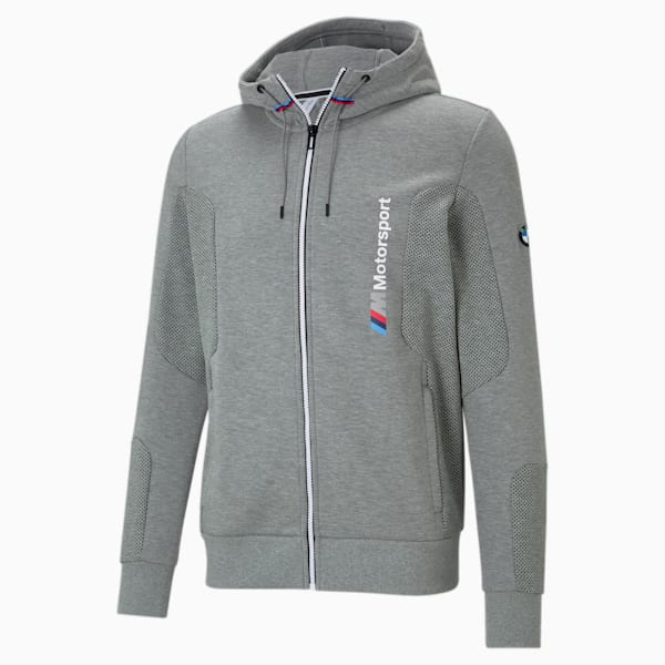 Chamarra BMW M Motorsport con gorra para Hombre, Medium Gray Heather, extralarge