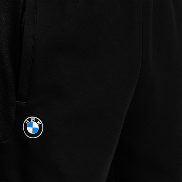 BMW M Motorsport Open Cuff Men's Slim SweatPants, Puma Black