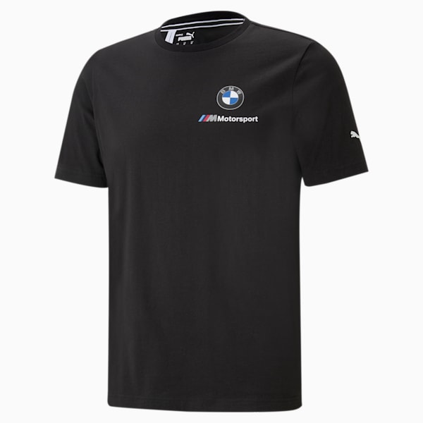 メンズ BMW MMS ESS スモール ロゴ  半袖 Tシャツ, Puma Black, extralarge-IND