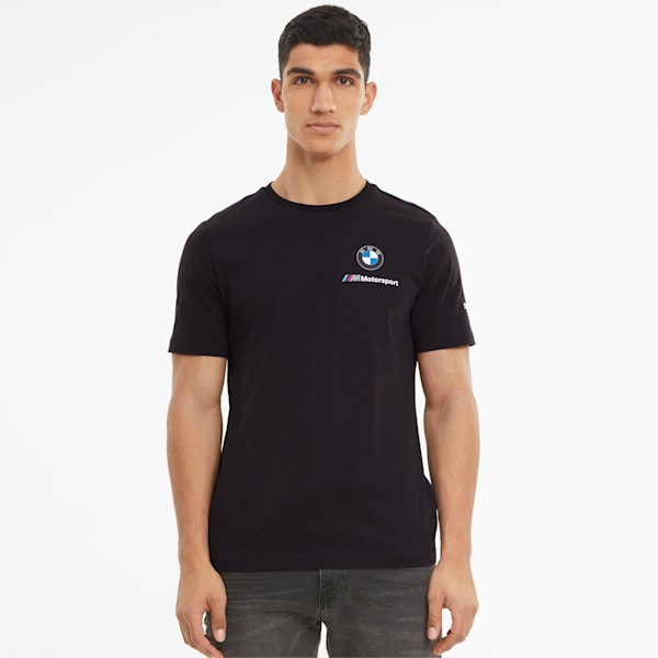 メンズ BMW MMS ESS スモール ロゴ  半袖 Tシャツ, Puma Black