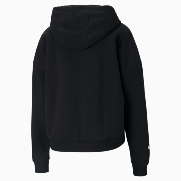 BMW M Motorsport Essential Women's Hoodie, Puma Black, extralarge