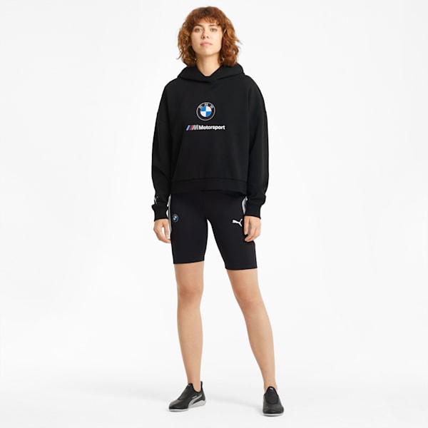 BMW M Motorsport Essential Women's Hoodie, Puma Black, extralarge