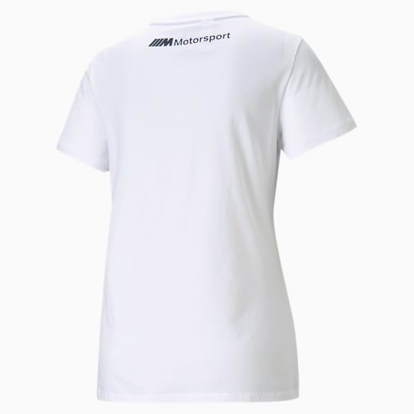 BMW M Motorsport Logo Women's  T-shirt, Puma White, extralarge-IND