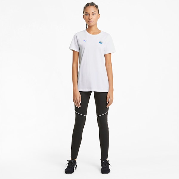 BMW M Motorsport Logo Women's  T-shirt, Puma White, extralarge-IND
