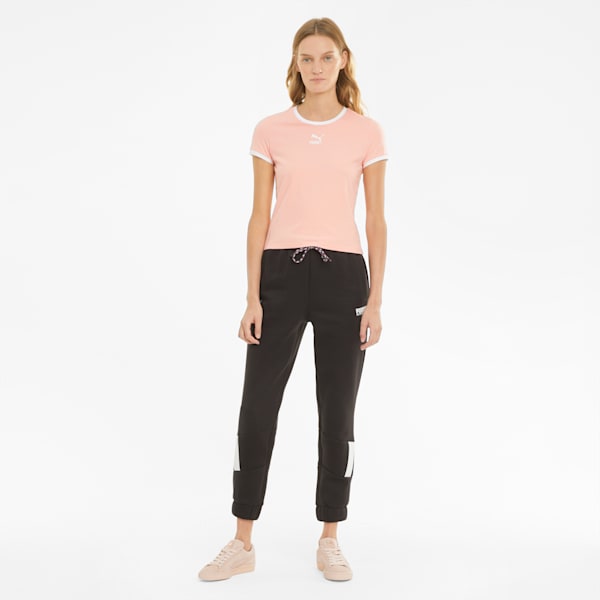 Classics Women's Fitted Tee, Apricot Blush, extralarge