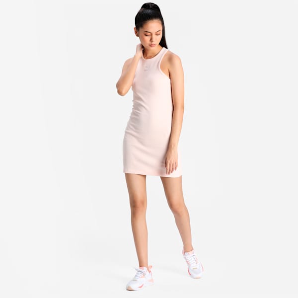 Classics Women's Summer Dress, Cloud Pink, extralarge-IND
