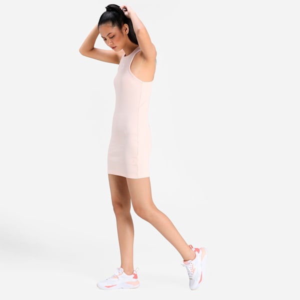 Classics Women's Summer Dress, Cloud Pink, extralarge-IND