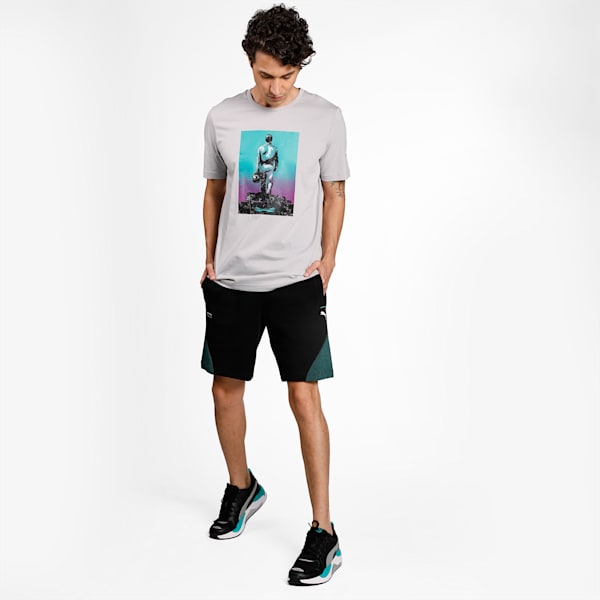 Mercedes F1 Men's Sweat Shorts, Puma Black, extralarge-IND