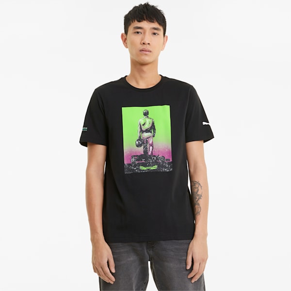 Mercedes-AMG Petronas F1 Men's Graphic Tee, Puma Black, extralarge