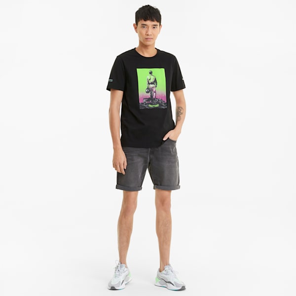 Mercedes-AMG Petronas F1 Men's Graphic Tee, Puma Black, extralarge
