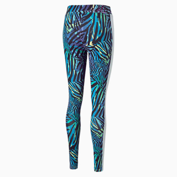 CG Printed Women's Leggings, Byzantium, extralarge-IND