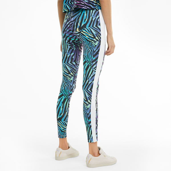 CG Printed Women's Leggings, Byzantium, extralarge-IND