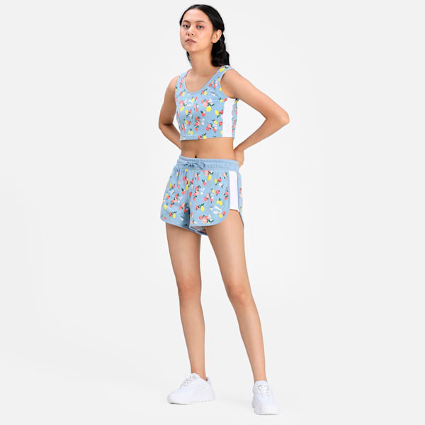 Classics Graphics Women's AOP Shorts, Forever Blue, extralarge