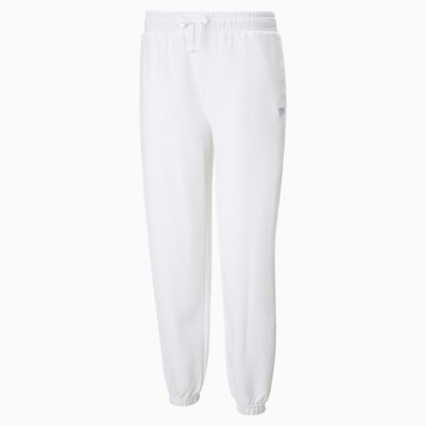 Downtown Women's Sweatpants, Puma White, extralarge