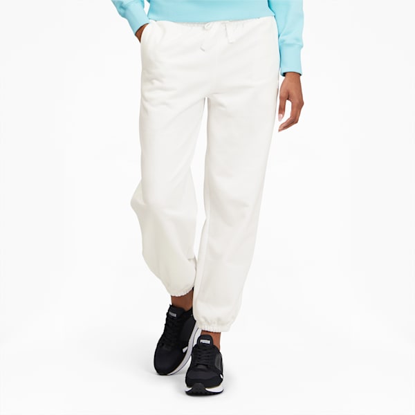 Downtown Women's Sweatpants, Puma White, extralarge