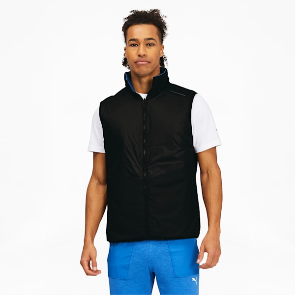 Porsche Design Men's Reversible Padded Vest, Parisian Blue, extralarge